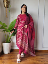New Exclusive Collection of Hand Block Printed Stitched Cotton Suits With Cotton Dupatta in Beautiful Colours(BFSCS28)